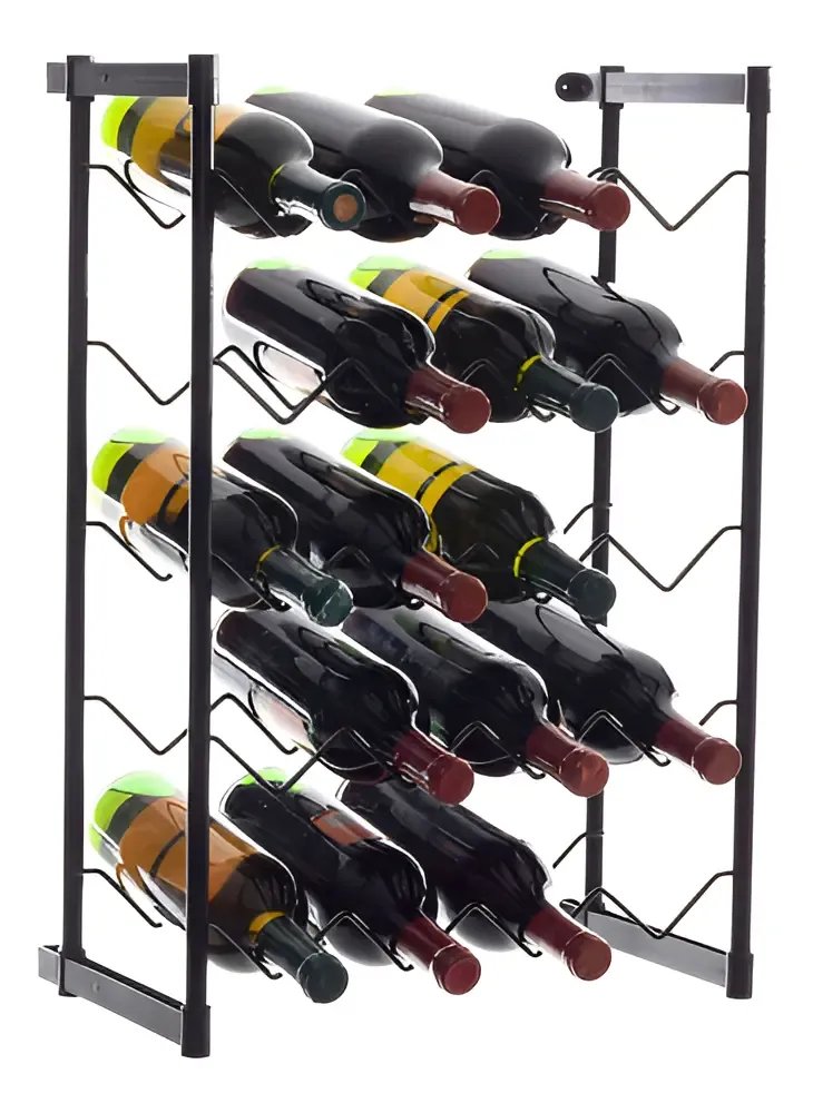 Mini Adega Aramado Metaltru para 20 garrafas de vinho