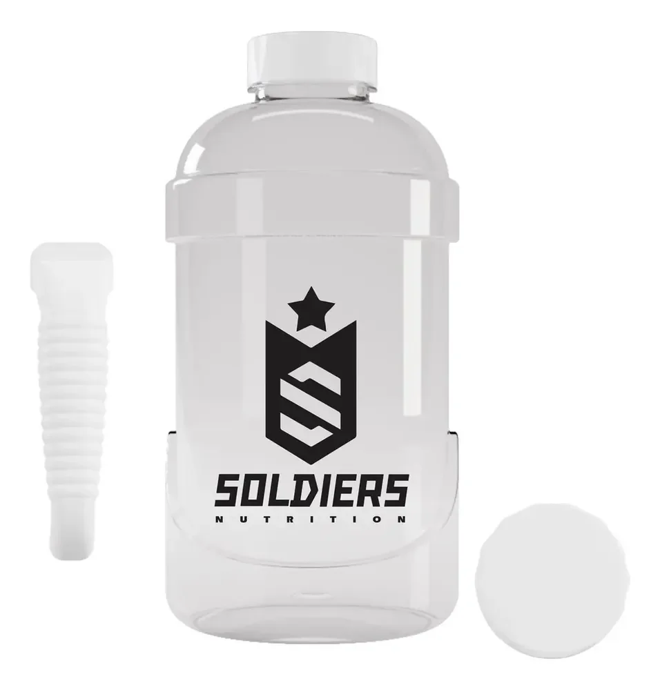 ✨Galão de Água 1,8L Soldiers Nutrition Hidratação Treino Academia Esporte Acessório✨️