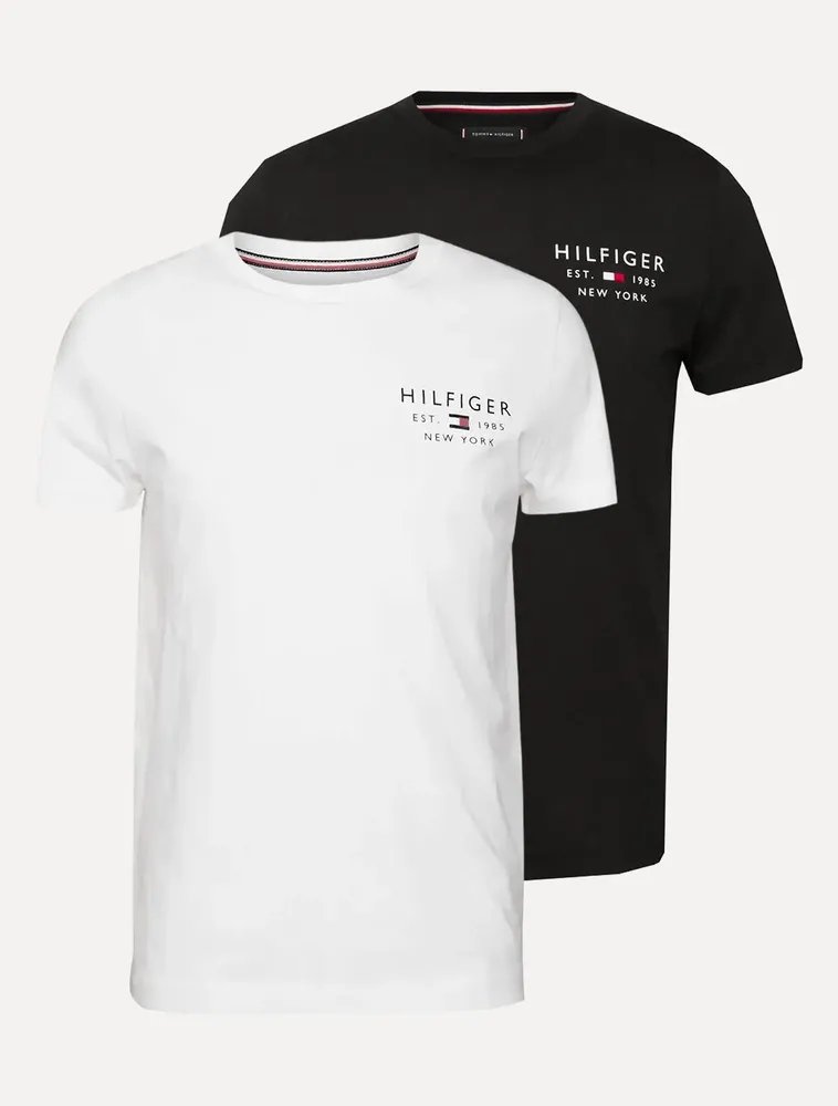 Kit com 2 Camisetas Tommy Hilfiger Brand Love