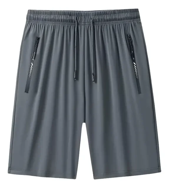 Short Masculino Bermuda Praia 2 Bolsos Zíper Secagem Rápida
