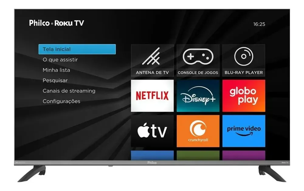 Smart TV 39" Philco Full HD Roku TV Dolby Audio P39CRA