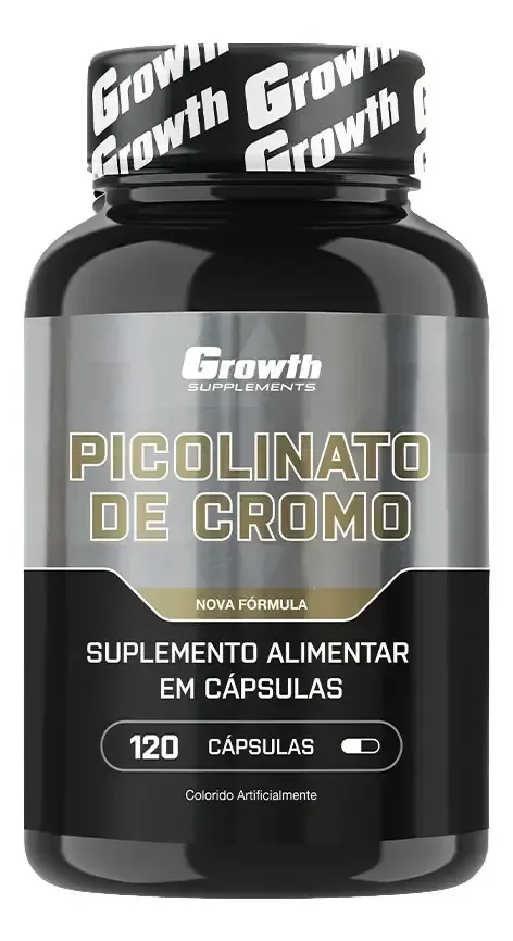 Picolinato De Cromo 120 Cáps. Growth Supplements