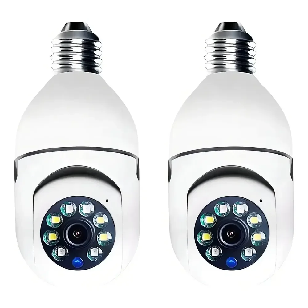 Kit com 2 Câmera Segurança Ip Wifi 360° Inteligente Full Hd