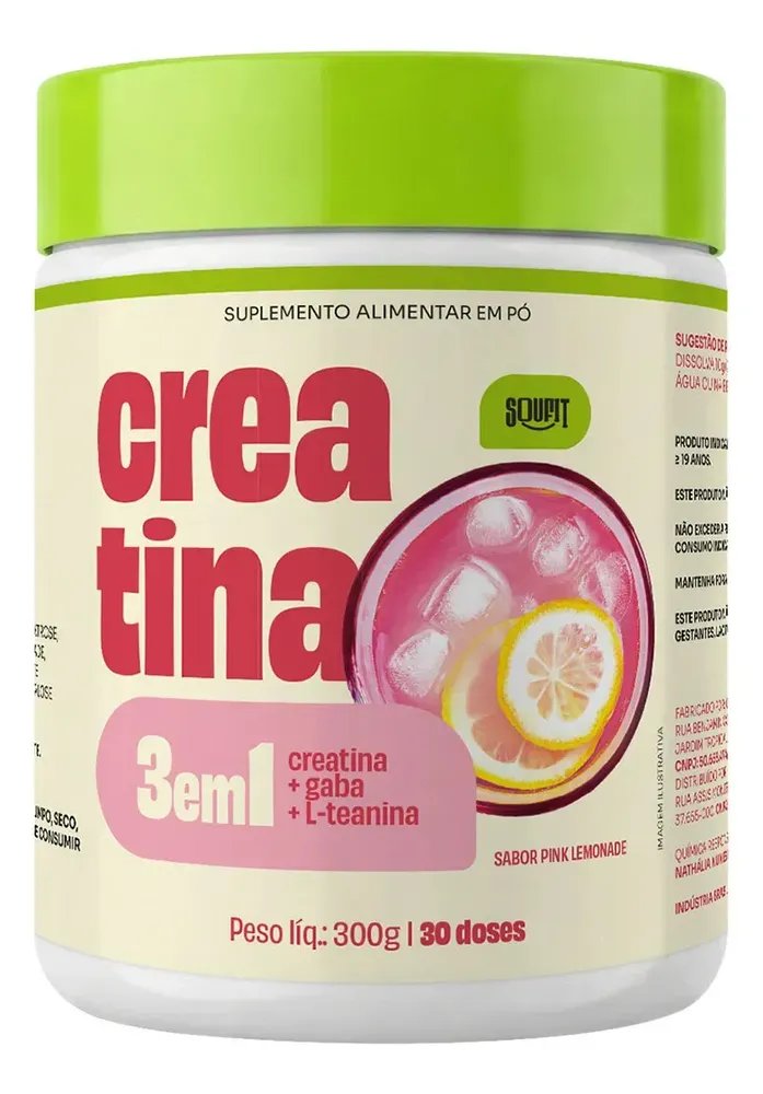 Creatina Monohidratada 300g Soufit- Sabor Pink Lemonade Pink Lemonade