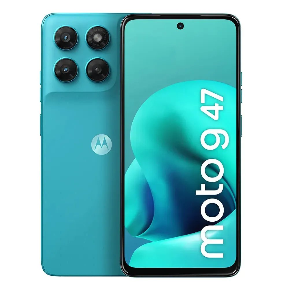 Smartphones Motorola Moto G47 5g - 256gb 12gb (4gb Ram + 8gb Ram Boost), Camera 50 Mp Sony Lytia 600, Tela Fhd+ De 120hz - Azul Turquesa