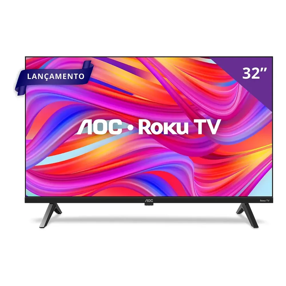 Smart TV 32" HD AOC Roku