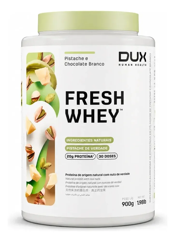 FreshWhey Dux Pistache e Chocolate Branco 900g