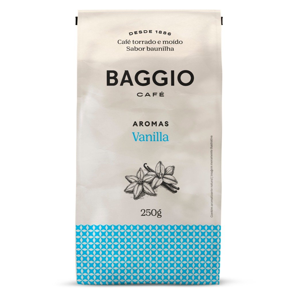 Baggio Café - Café Torrado e Moído Aromas Vanilla 250g