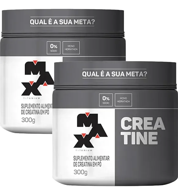 Combo/kit 2x Creatina Monohidratada 300g Pó Sem Sabor