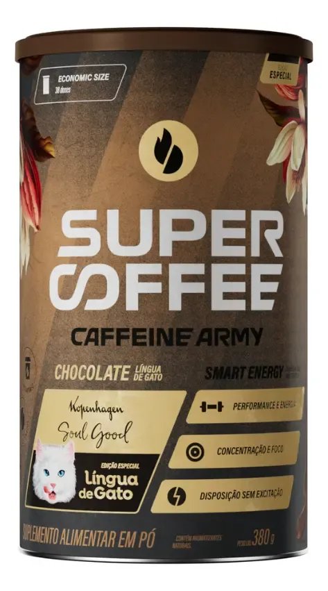 SuperCoffee Lingua de Gato - Economic Size (380g) - Caffeine Army