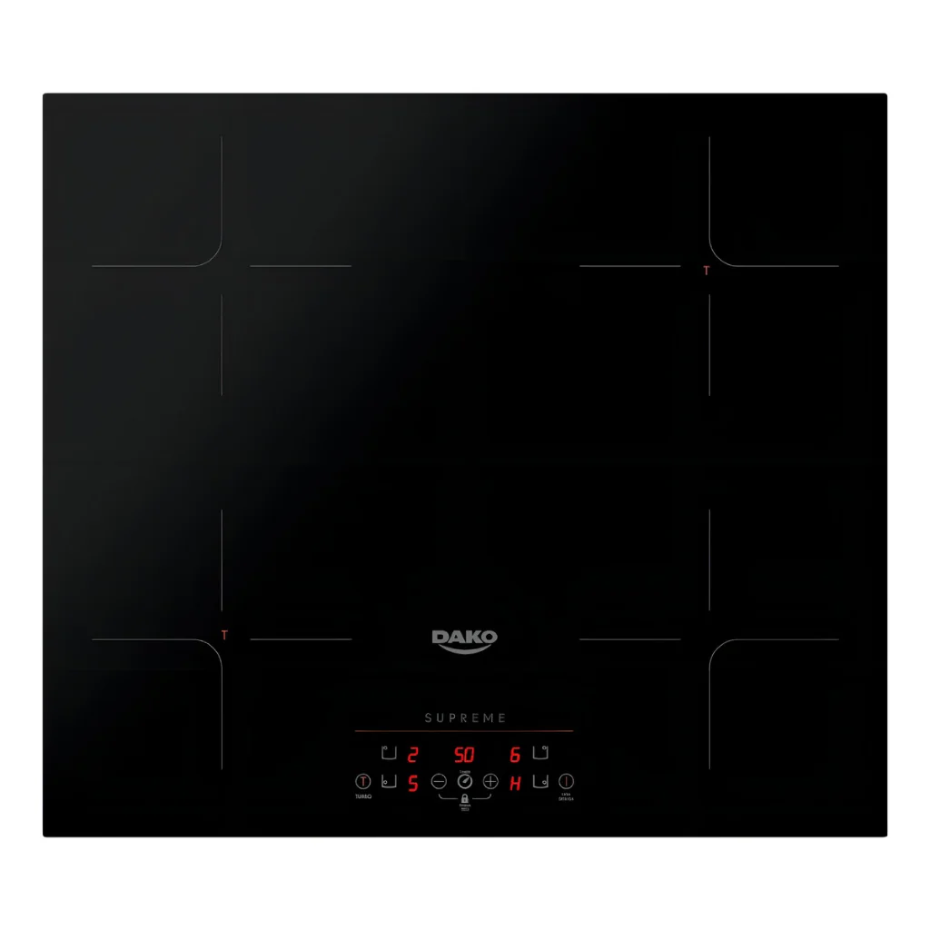 ✨Cooktop De Indução 4 Bocas Dako Supreme Preto 220v✨️