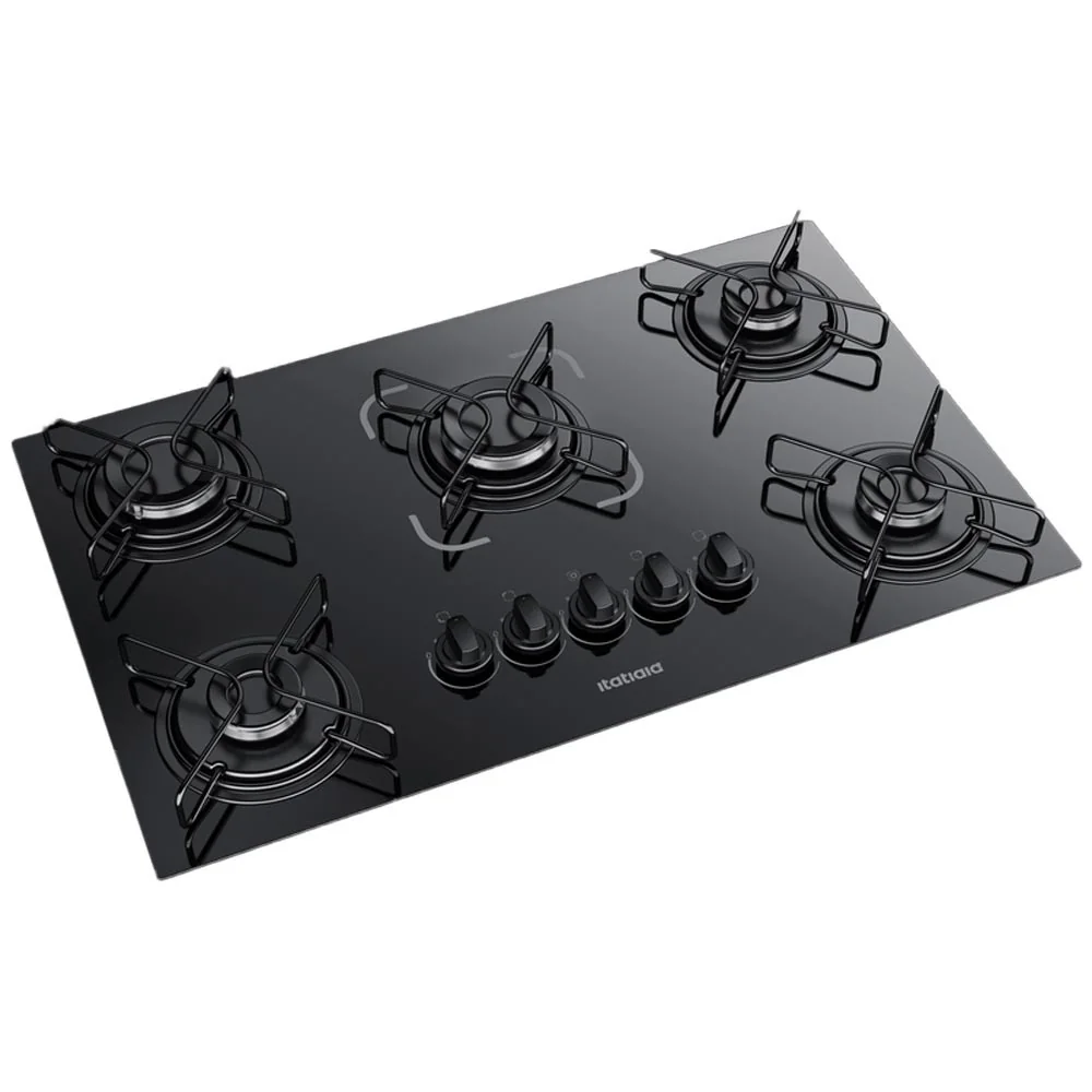 COOKTOP FOGÃO ITATIAIA ESSENCIAL 5 BOCAS BIVOLT PRETO