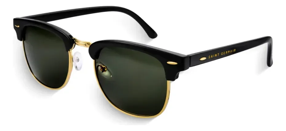 Óculos de Sol Clubmaster Soho Green Black Saint Germain