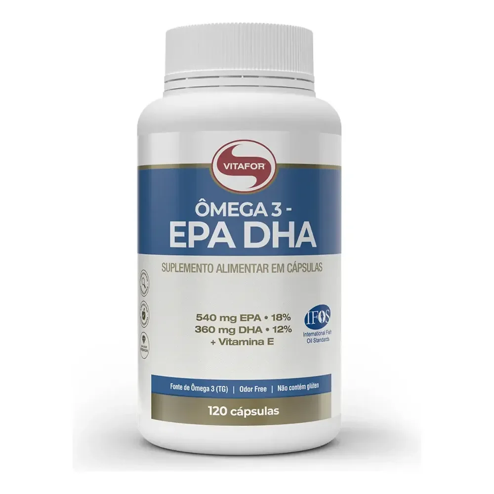 ✨Ômega 3 EPA DHA 120 Cápsulas Vitafor✨️