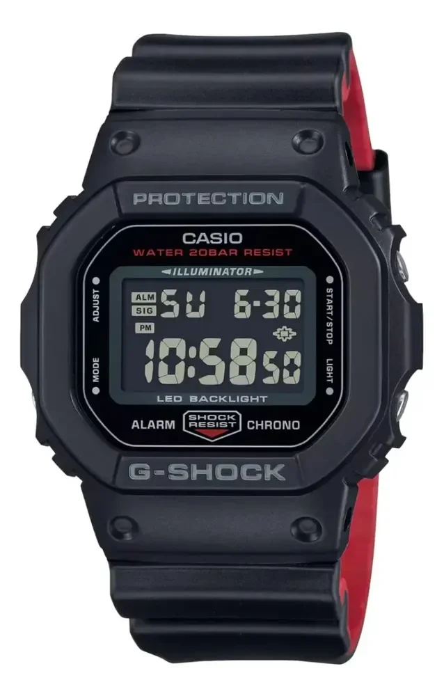 Relógio Casio G-shock Digital Dw-5600uhr-1dr