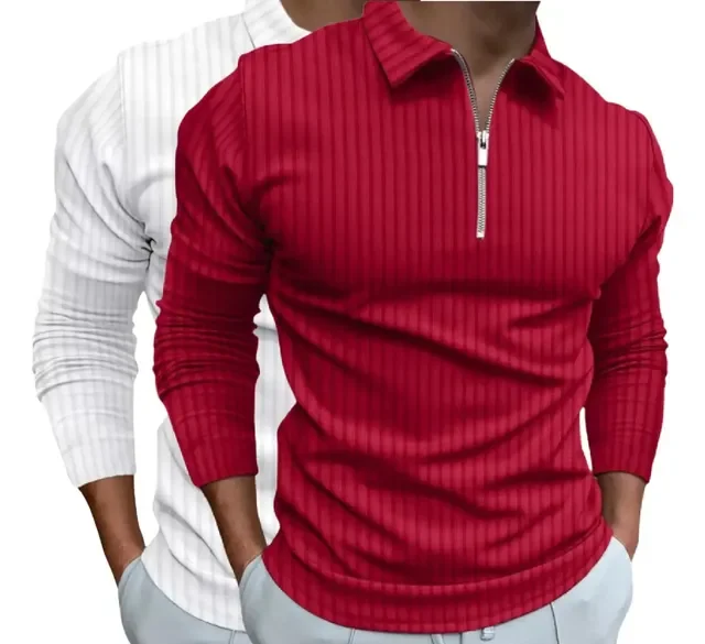 2 Camisas Polo Manga Longa (6 cores)