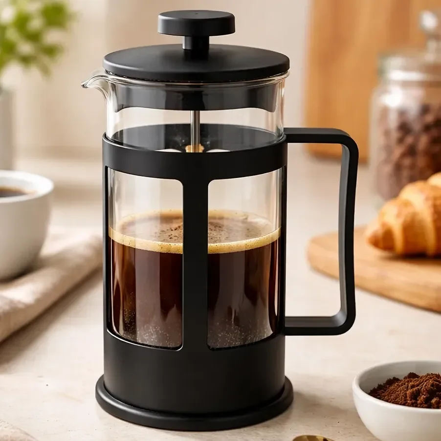 Cafeteira Prensa Francesa Café Expresso Leite Cremoso
