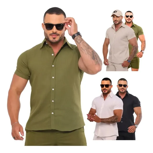 Camisa Social Linho Premium
