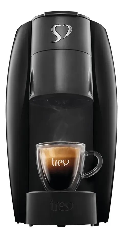 Cafeteira Espresso LOV Preto - TRES 3 Corações 220V