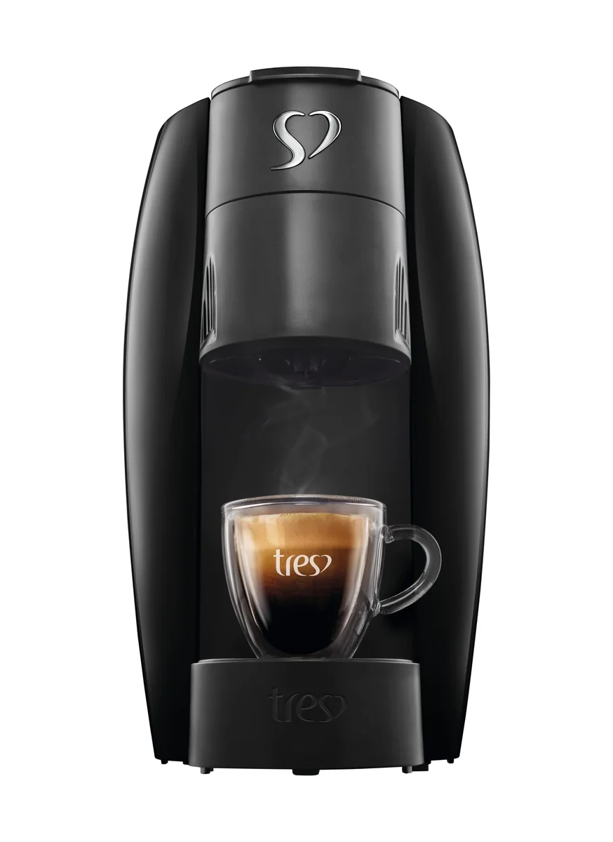 3 Corações TRES Cafeteira Espresso e Multibebida LOV Preta - 127V