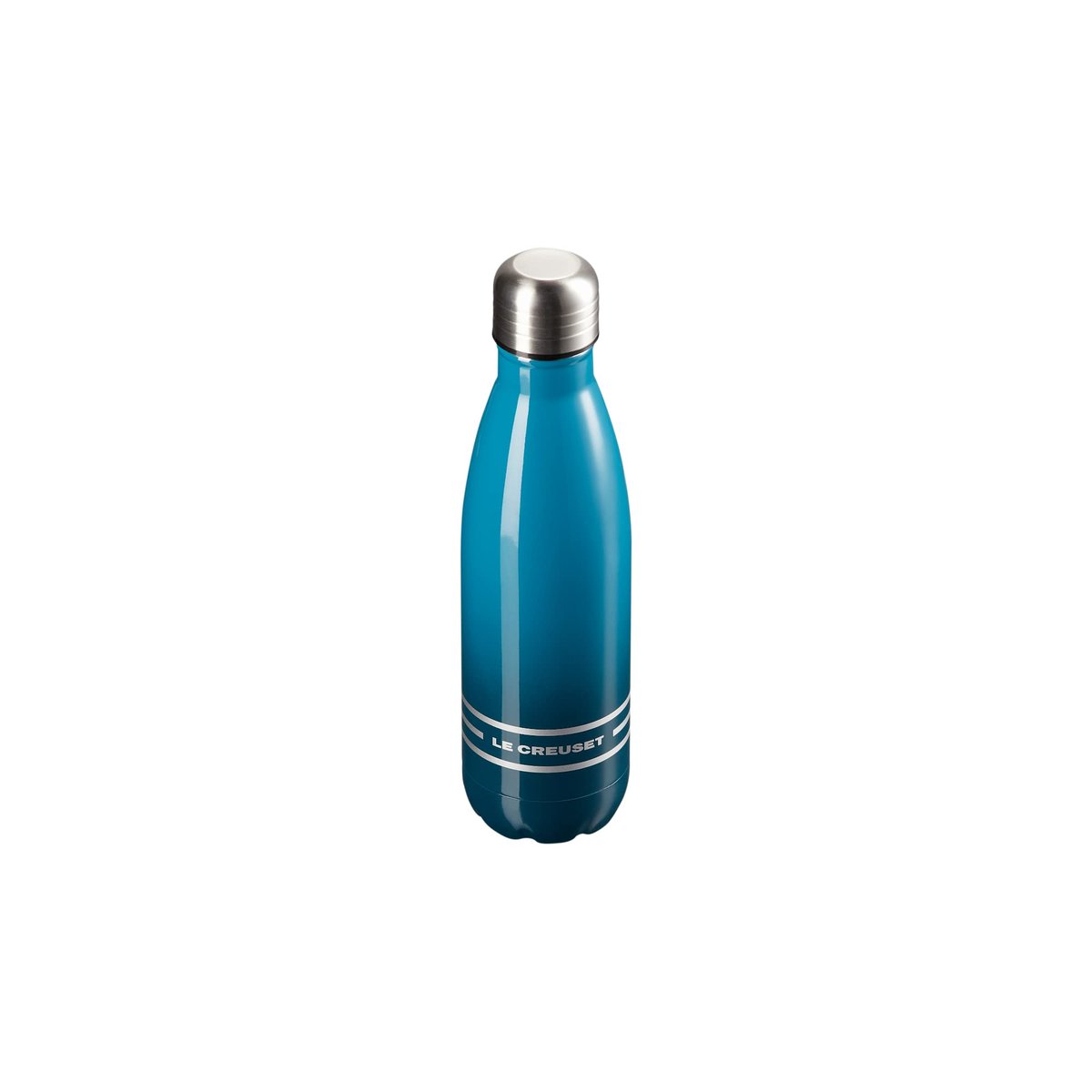 ✨Le Creuset Garrafa de Hidrataçao 500 ml Aço Inoxidável Deep Teal✨️