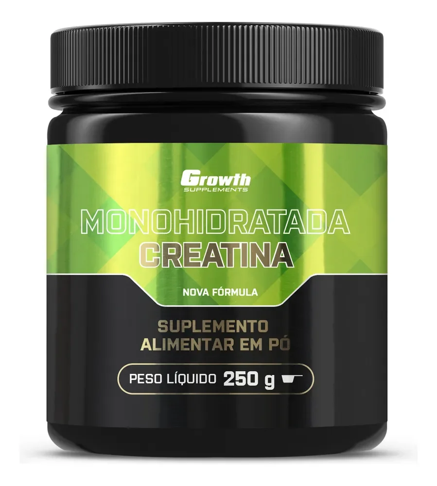 ✨Creatina Monohidratada 250g Growth Supplements - Sem sabor em Pó✨️