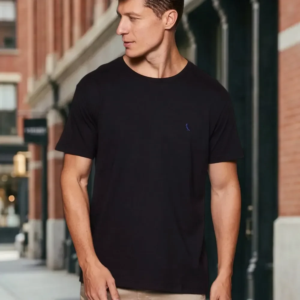 🛒 Camiseta Casual Masculina Básica Gola Careca Reserva (P ao GG)