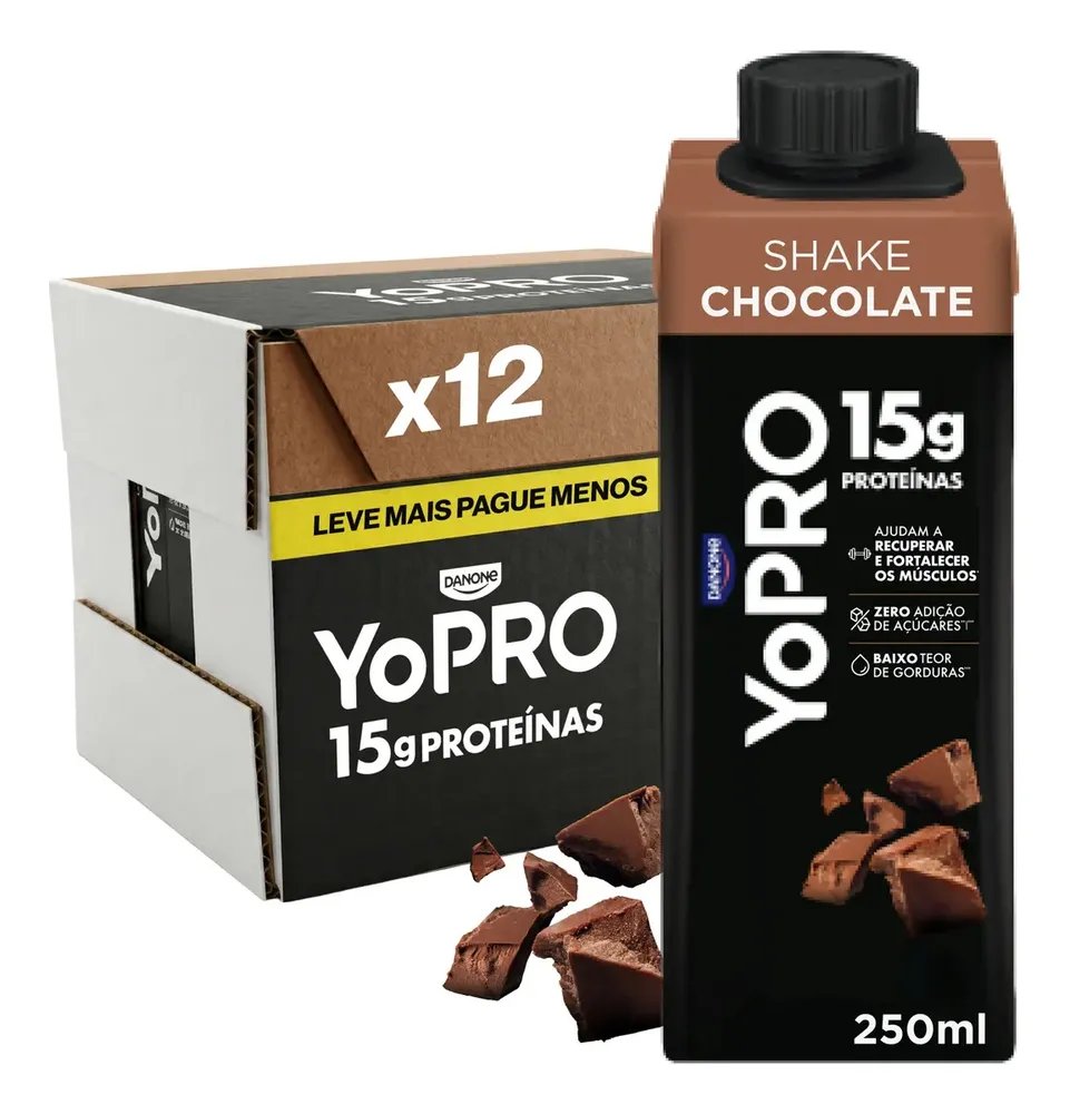 🔥YoPRO 15g de proteínas 250ml - 12 unidades