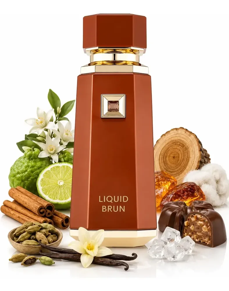 Perfume Árabe Masculino French Avenue Liquid Brun EDP 100ml