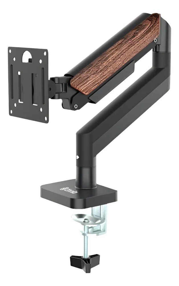 Suporte Articulado Monitor Zinnia Rust 100 17 a 32 Pol Pistão a Gás, VESA 75x75/100x100, Ajuste Altura Cap até 9kg