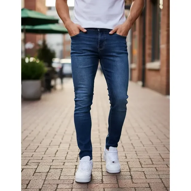 Calça Jeans Original Elastano Lycra (3 Cores)