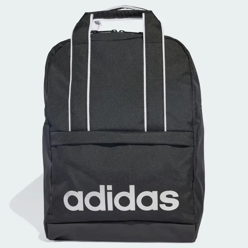 ✨Mochila Training Linear Essentials adidas Preto/prata Metálico Liso✨️