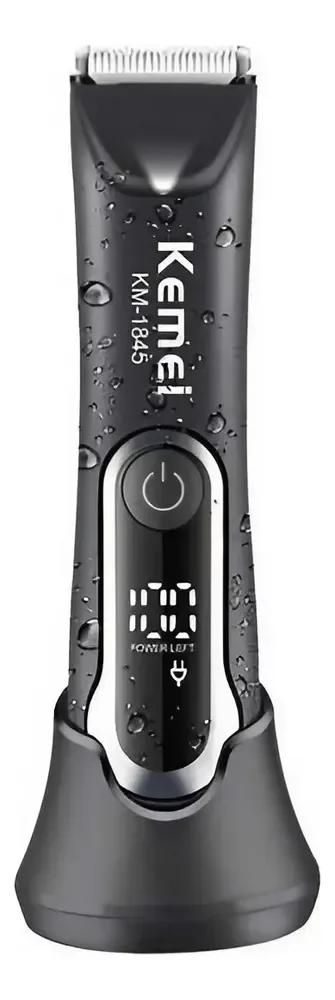 Máquina Kemei KM-1845 Cerâmica Sem Fio Recarregável