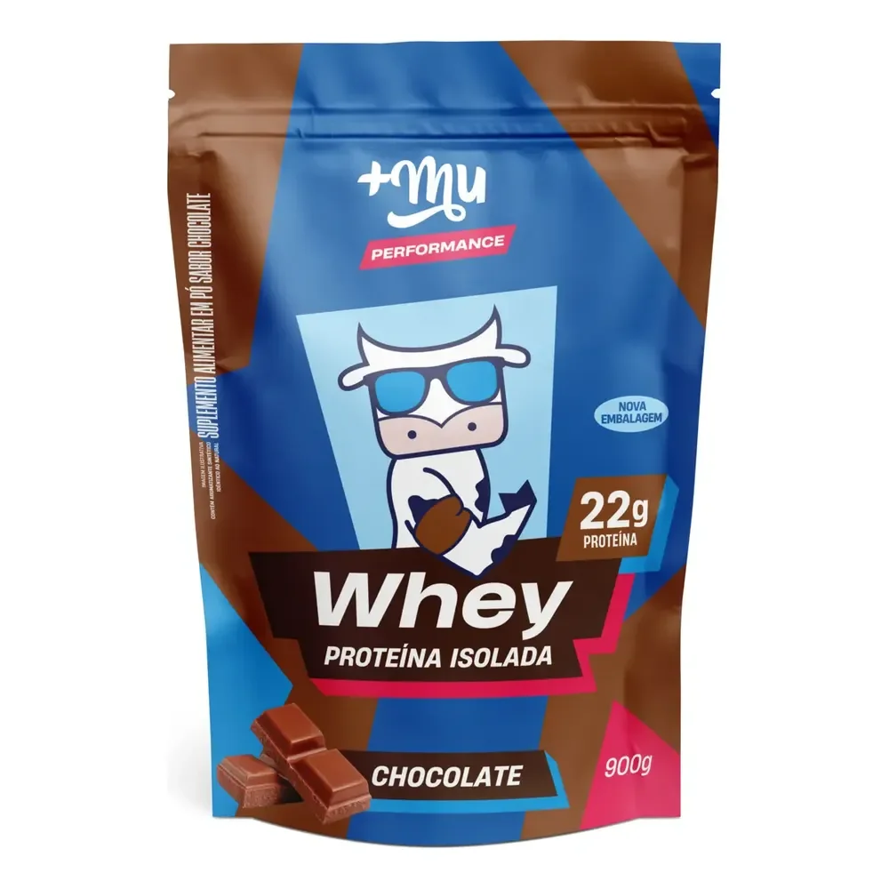 ✨Whey Isolado Chocolate Refil 900g +mu✨️