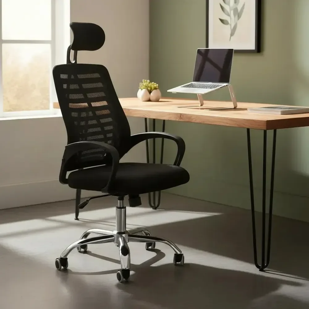 Cadeira Executiva Eike Mesh Giratória Ergonômica
