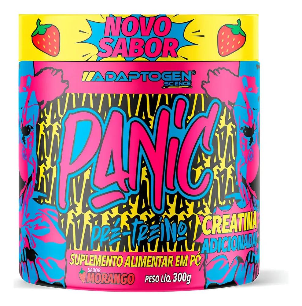 Pré Treino Panic Sabor Morango 300g - Adaptogen Science
