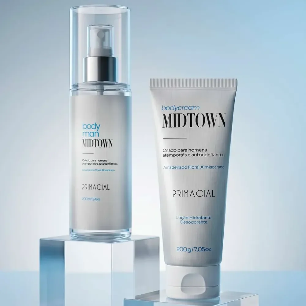 Kit Body Splash Midtown + Hidratante Desodorante Masculino
