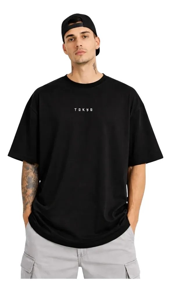 Camiseta Oversized Estampada