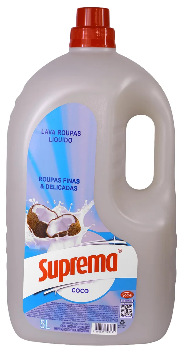 Suprema Lava Roupas Coco 5L - Nova embalagem