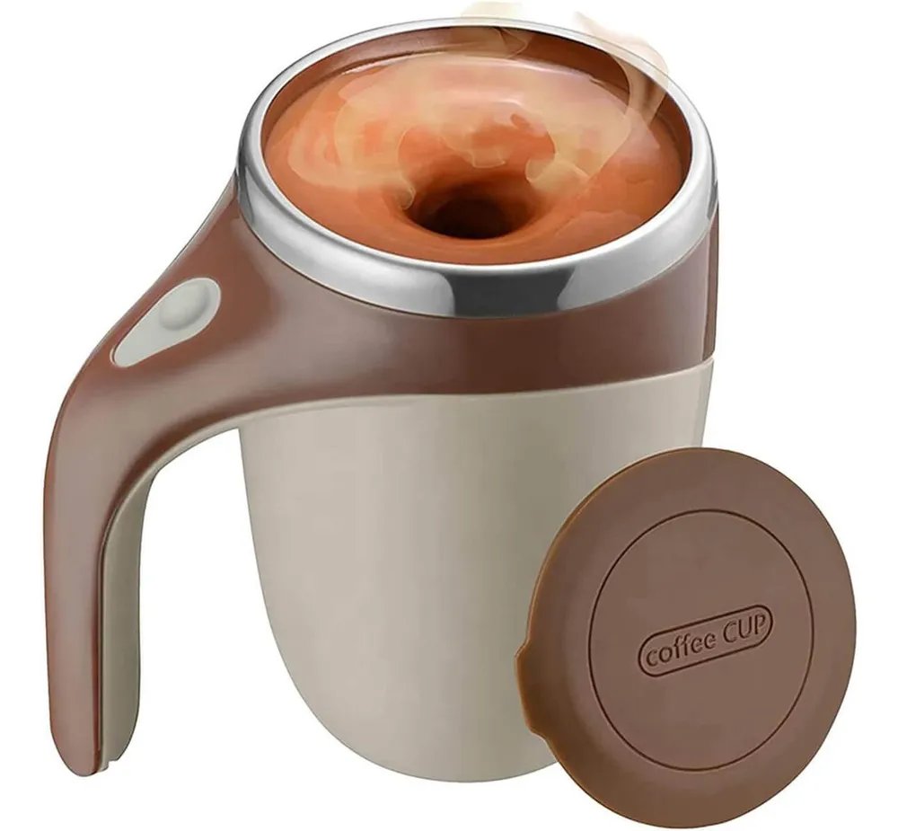 Caneca Mixer Elétrica 400ml com Tampa