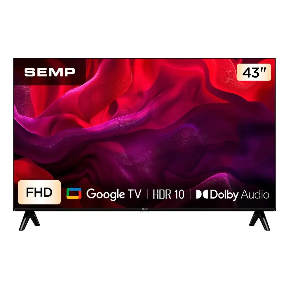 Smart TV LED Full HD 43" Semp 43S42 HDR10 Dolby Audio
