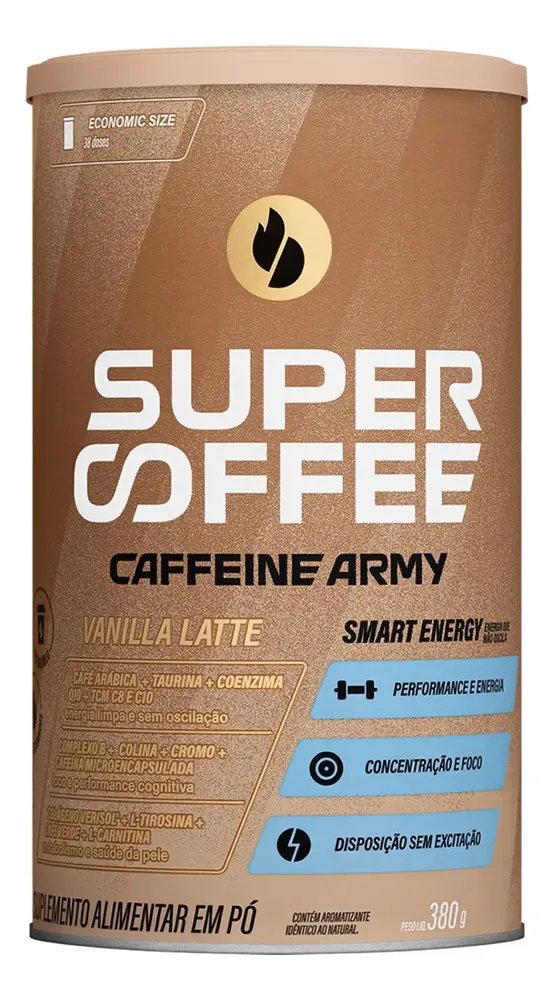 Supercoffee Vanilla Latte Economic Size 380g Caffeine Army