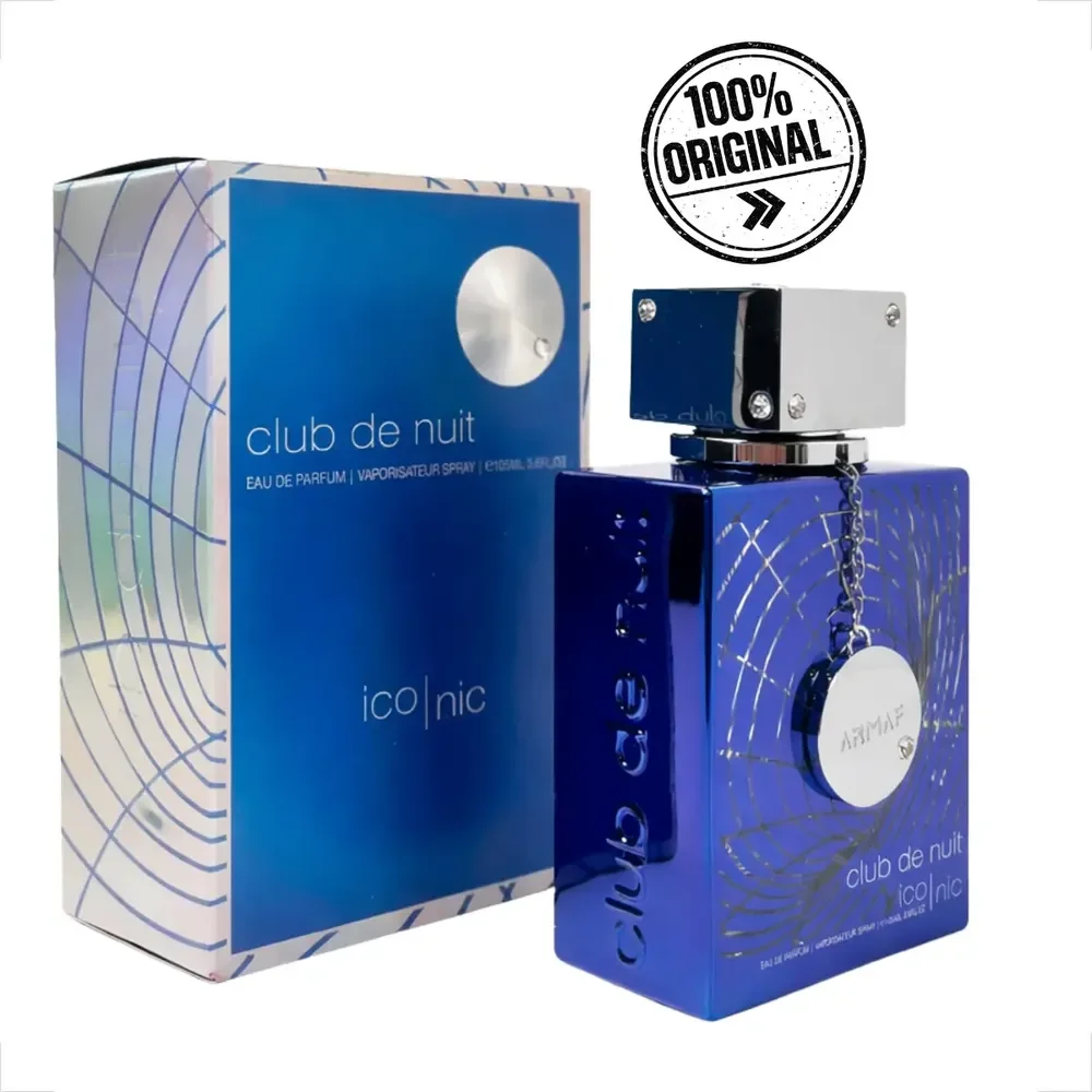 Perfume Club De Nuit Iconic Blue Armaf Eau De Parfum 105ml Perfume Árabe Masculino Importado Alta…