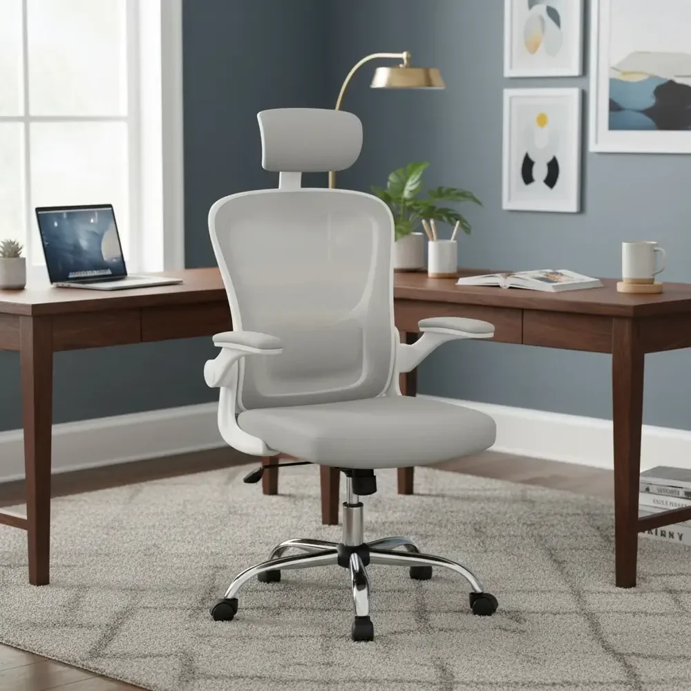 Cadeira De Escritório Ergonômica Giratória Boston G100