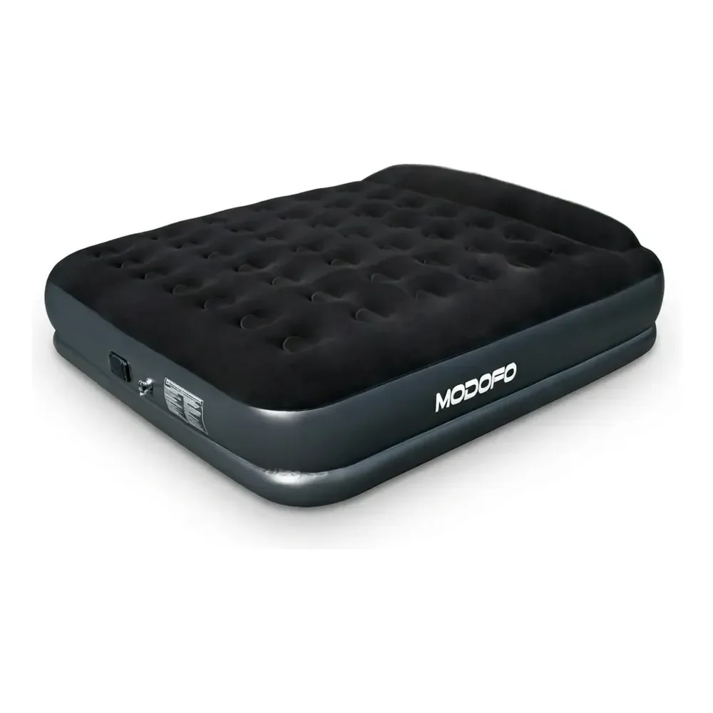 KING 🔝 Colchão Inflável Casal King 20018044cm C/bomba Bivolt Usb Preto