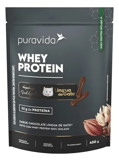 🔥Whey Protein 100% Isolado Pura Vida Low Carb Sem Lactose