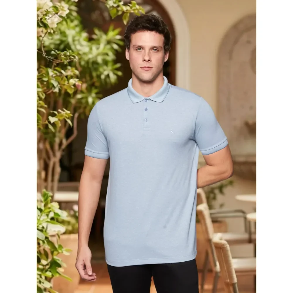 🛒Polo Piquet Denali Reserva Azul Dry Liso
