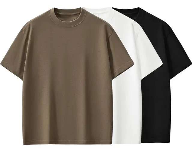 Kit 3 Camisetas Oversized Masculina Basic Streetwear