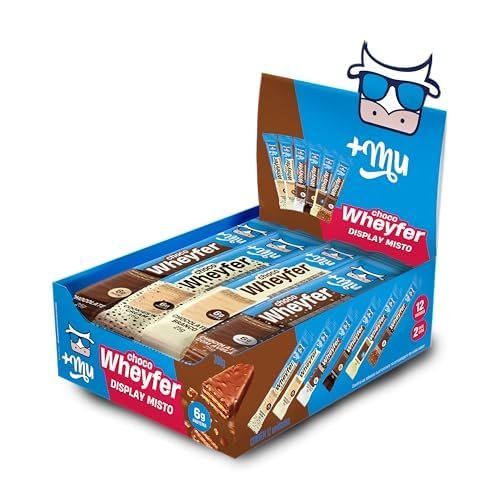✨+Mu Chocowheyfer Proteico Caixa Mista - Display 12 unidades✨️