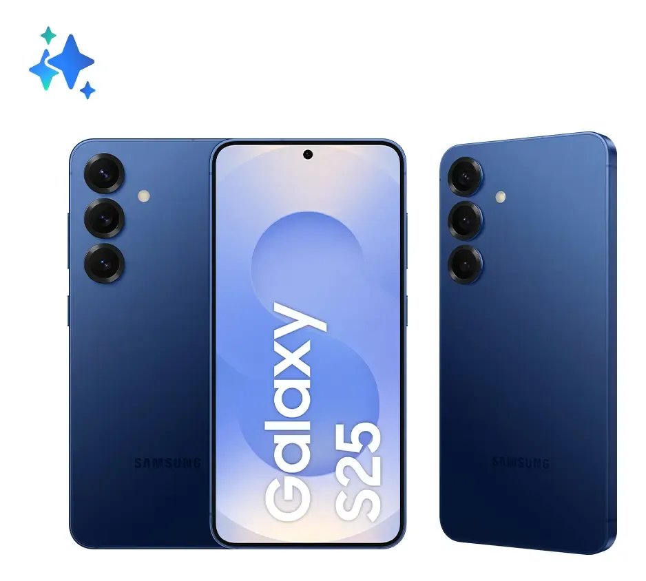 🛒Samsung Galaxy S25 5G, 256GB, 12GB, Câmera Tripla - Azul marinho